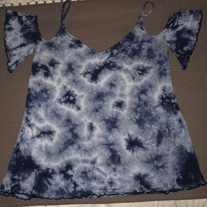 Holliste tie-dyed shirt